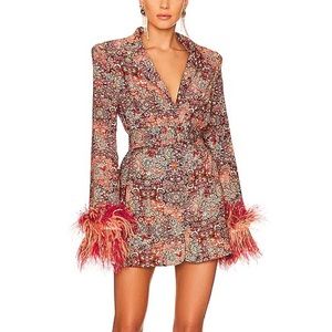 Brand-New - Bronx and Branco - Odessa Printed Blazer - Size L